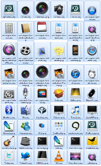 MacOSX Lion Icons